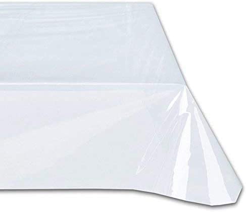 Cieffepi Home Collections ZAFFIRO Mantel de PVC Transparente (Redondo Diámetro 140 cm)