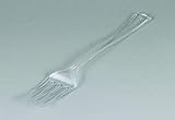 Maryland Classic Clear Plastic Tiny Tasters Mini Forks - 3.75″ (Pack of 50) - Durable & BPA Free Material, Stylish & Disposable Appetizer Forks - Perfect for Any Event