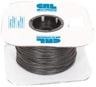 CRL Black .190 Foam Core Screen Spline - 500 ft Roll