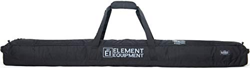 Element Equipment Deluxe Padded Ski Bag Single - Premium High End Travel Bag Black Ripstop 175 by Element Equipment - Image 2