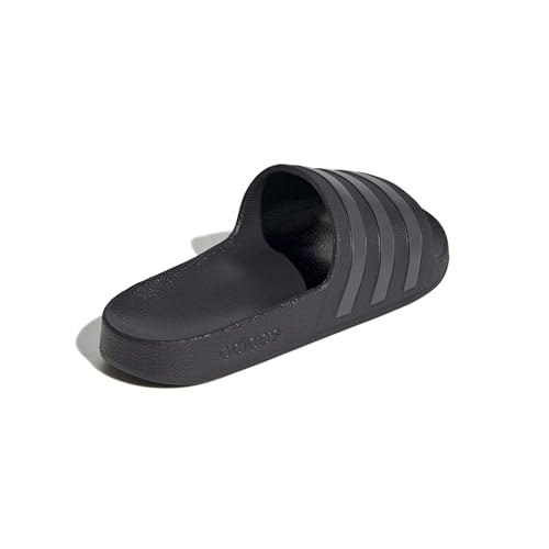 adidas Damen Adilette Aqua Slides Sandal, Aurora Black/Grey Strata/Grey Strata, 39 EU – Ansicht 6