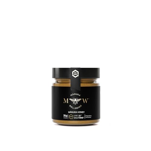 CERTIFICATO AMPIO: insieme al tuo bicchiere di miele di Manuka riceverai un certificato di autenticità UM. Questo certificato è una prova di autenticità. Mostra i risultati dei test del conteggio chimico del miele e la sua valutazione MGO/UMF ed è certificato dall'UMF Honey Association.