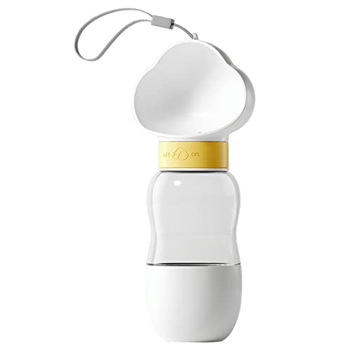 XAGMODSHN Dog Water Bottle 600ml Dog Travel Water Bottle with Dispenser Drinking Bowl for Outdoor Walking Travelling