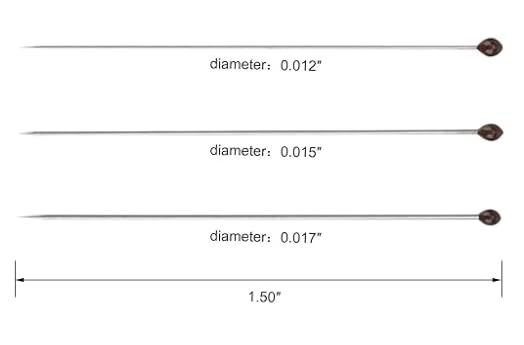 300PCS Stainless Steel Insect Pins Specimen Pins Sizes # 1 2 3 Entomology Pins with Vials and Labels Butterfly Collection Needles for Entomology Butterflies, Dragonfly Collections