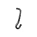 HZGEBTECH 2pcs Radiator Coolant Hose Upper and Lower Kit #Replaces 23036, 55116868AA fits Jeep Grand Cherokee 5.7L 2005 2006 2007 2008 2009 2010, fits Commander 5.7L 2006 2007 2008 2009 2010