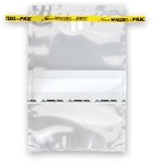 Nasco Whirl-Pak B01196WA Write-On Bag, 23 cm Length x 15 cm Width x 0.102 mm Thickness, 710 mL Capacity (Pack of 500)