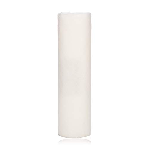 Simthread Wasserlöslicher Wash Away Stickvlies Stabilisator für Stickerei and Free Standing Lace FSL 25.4 cm x 5 Yds/Rolle Leichtem Gewicht 40gsm