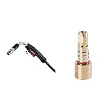 Lincoln Electric Magnum PRO 250L Welding Gun | 15 FT | Compatible with PowerMIG 256/260 | K4530-2 & Magnum PRO Gas Diffuser | with O-Ring to Prevent Gas Leakage | Thread-On, 350A | KP2746-1