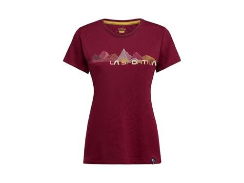 LA SPORTIVA Peaks Damen Kletter T-Shirt Redwood Gr. XL Stylisches & bequemes Kletter-Shirt für Frauen