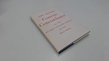 Hardcover The Oxford Concise Concordance To The Revised Standard Version Of The Holy Bible Book