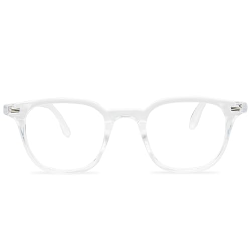 LJCZKA Square Blue Light Glasses Womens Mens, Blue Light Blocking Computer Glasses Anti Headache Eyestrain for Reading Texting & Gaming - Image 2