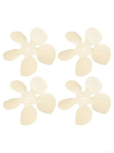 Eawfgtuw Aspas de ventilador de motor de aire acondicionado, piezas de repuesto de plástico y aluminio, 170 mm, 200 mm de diámetro, paquete de 4 (plástico de 200 mm)