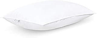 Proheeder Feather and Down Pillow - Goose Down Filling with 100% Cotton Fabric and Double Stitched Edging - Non-Allergenic & Anti Dust Mite - Premium Quality Pillows for Luxury Sleeping (1 Pack)