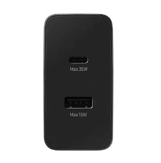 Image of Original 65W 3 Port Multi Port with SuperFast Charging Adapter with Type C Data Cable Compatible for Sam Sung S23 Ultra,S23 Plus,S23,S22 Ultra,S22 Plus,S22,S20FE,A72,A52,A32,F23 (FIX292)