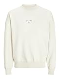 Jack & Jones Essentials Sweat-shirt pour adulte, coupe ample, poignets côtelés, col rond, manches intégrées, manches longues
