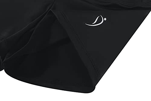 Dancina Gymnastics Shorts Athletic Dance Wear - Little Big Girls Classic and Metallic Sparkle4