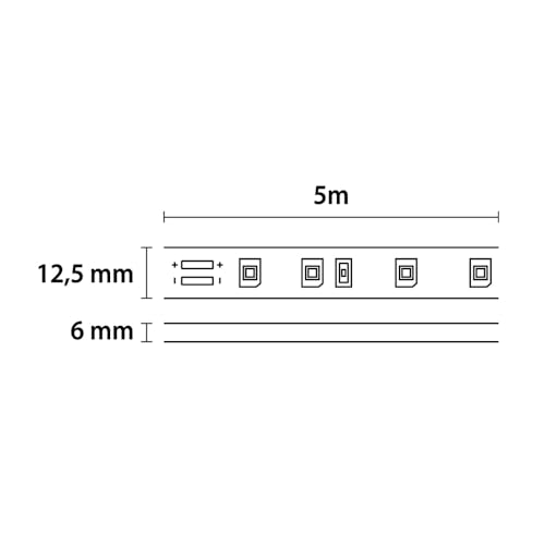 Fita De Led Blumenau Com 5 Metros 7W 220V 220V - 2700K