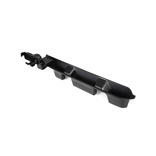 HIRUFAIT Co-pilot Front Organizer Tray Compatible with L@nd Rover Defender 90/110/130 2020-2025 Accessories, Dashboard Side Storage Box ABS Black (With Phone Holder (A))