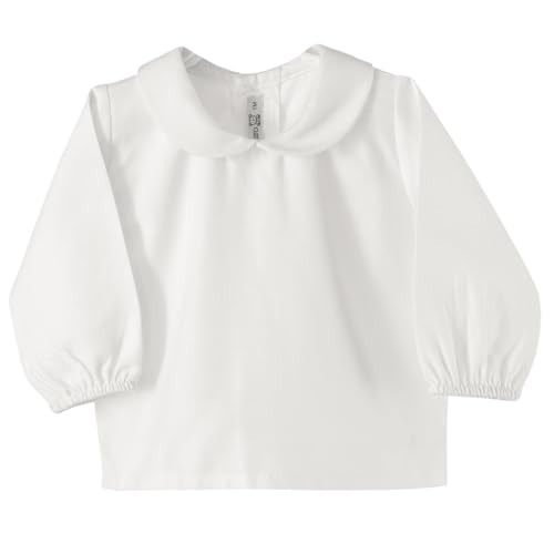 CALAMARO 6960-15007-BLANCO-3M - Camisa VIYELLA Bebe bebé-niños Color: Blanco Talla: 3 Months