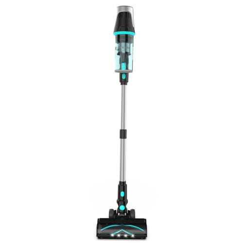 Image of Bagotte Cordless Vacuum Cleaner,65KPa 65Mins Stick Vacuum with Self-Standing,Anti-Tangle Touch Screen LED Display, Detachable Battery Pack, Rechargeable Vacuum for Floor /Carpet /Pet Hair