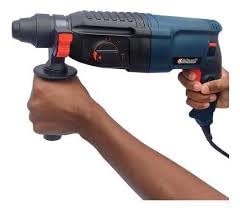 Martelete Rompedor Rotativo Furadeira Impacto 1200W 12 Peças (110, Volts)