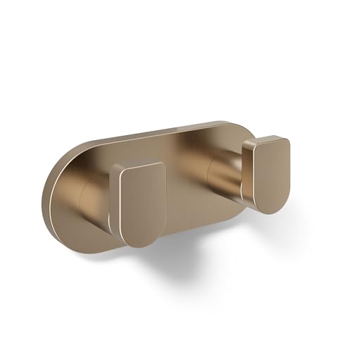 Kohler 73146-BV Composed® Double Robe Hook, Vibrant Brushed Bronze