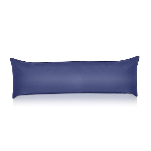 Pillowtex Cotton Body Pillow Cover - Navy 20x72