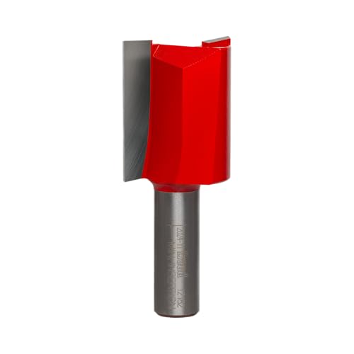 Image of Freud 12-182: 1-1 /4 inch (Dia.) Double Flute Straight Bit with 1 /2 inch Shank