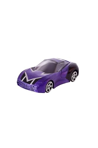 Image of Marvel Go Collection | Knight Speed | Hawkeye | 1:64 Diecast Toy Car | Ages 3 and Up | Collect Them All, Blue