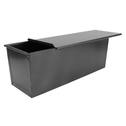 Cabilock Long Loaf Bread Pan-12x3.5Inch Non-Stick Loaf Pans Baking Pans For Oven 600g Toast Baking Mold Rectangular for Homemade Bread Bakeware Toast Dish Oven Baking Freezer