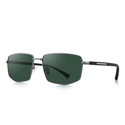 Mens Classic Sunglasses Male Polarized Rectangle Sun glasses For Men