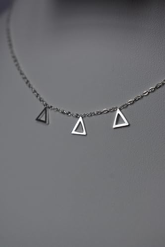 Delta Delta Delta Necklace — DDD Greek Letters Necklace, Silver Plated Sorority Gifts Necklace, Long-Lasting Tri Delta Gifts for Women4