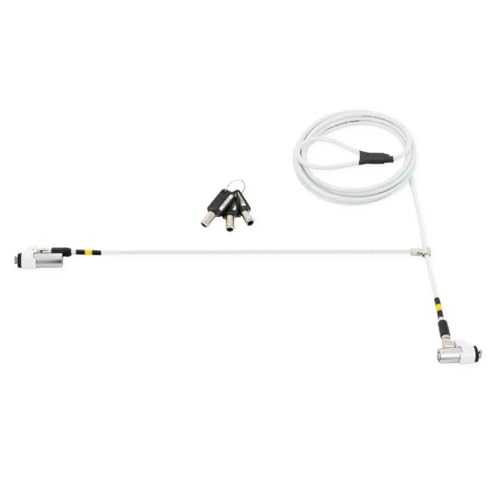 Câble antivol double Mobilis Nano Slim Twin pour sécuriser deux ordinateurs portables
