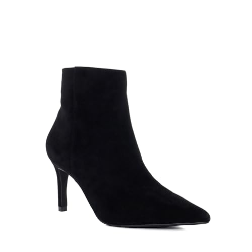 Dune London Women's Obsessively Ankle Boot, Black Suede, 8