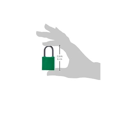 Lockout Padlock, KD, Green, 1/5In. Dia.