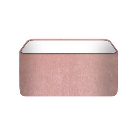 Blush Pink Velvet Rounded Rectangle Lampshade