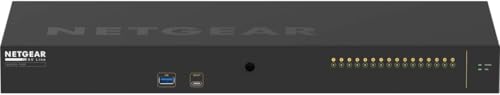 Image of NETGEAR AV Line M4250-16XF 16 Port Switch XSM4216F | L3 Managed | 16x10G SFP+ | 320 Gbps Switching Capacity | Rack-Mountable | Cloud Care's 3 Year Warranty SupportPlus Included