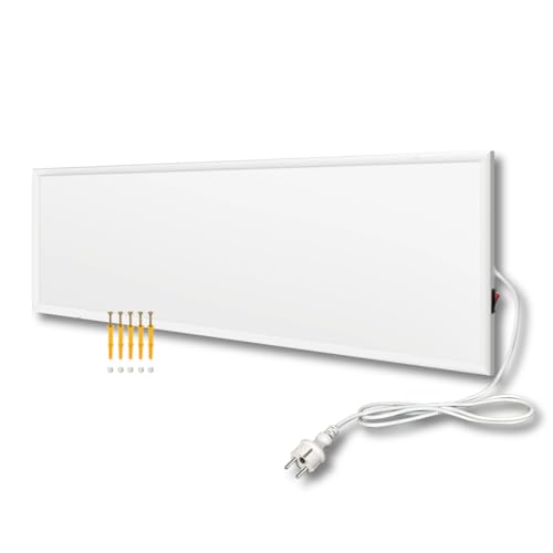 EVOKOR Infrarotheizung 300W, Infrarot Heizung Heizplatte Heizkörper Heizpaneel, Infarotheizkoerper...