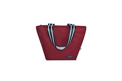 IRIS BARCELONA - Tote Lunch Bag, Bolsa Térmica Porta Alimentos 33 x 14 x 23 cm 3,7 l Rojo