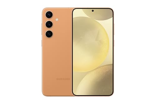 Image of Samsung Galaxy S24+ Plus 5G, US Version, 256GB, Sandstone Orange - Unlocked (Renewed)