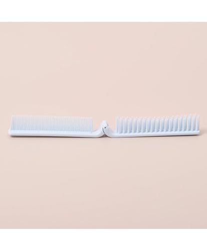 Image of Nibbler Foldable Travel Comb - Portable Hair Comb for Detangling, Scalp Massage & Anti-Static Styling (Pack 2)