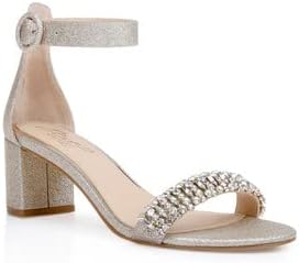 Jewel Badgley Mischka James Ankle Strap Block Heel - Image 9