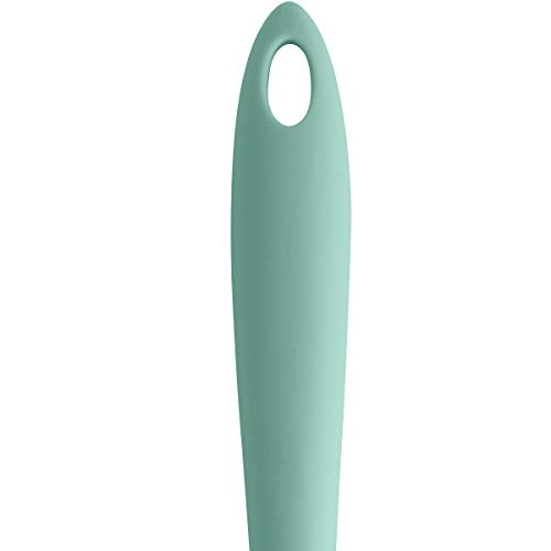 Colher Silicone Utensílio de Cozinha Arroz Fritar Mexer ou Chef em Casa Verde Menta