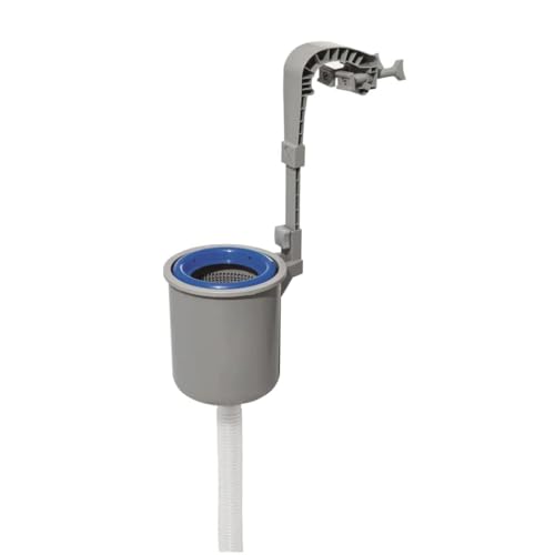BESTWAY 58233 - Skimmer de Superficie Bestway Para Piscina Desmontable con Depuradora de Cartucho de 2.006 L/H Fácil de Limpiar y Colocar PVC Anticorrosión, multicolor, 49x20.6x64 cm