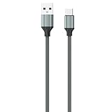 LDNIO LS442 Type-C to USB-A Cable 2M – 2.4A Fast Charging, Data Transfer, Durable Charger Cord – Gray
