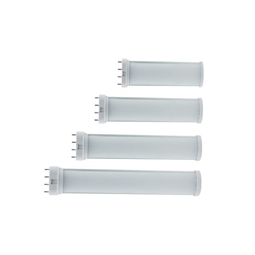 1fortunate Ampoules, Lot de 10 tubes LED enfichables 2G11 AC85-265V 8W/10W/15W/18W/20W/22W, double tube type H(3000K(Warm White),535mm 20W)