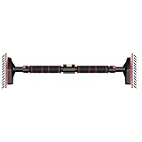 ✔【Sistema de seguridad】 La barra horizontal se puede utilizar de forma segura. Nuestras varillas superiores tienen cerraduras de seguridad en ambos lados. Además, las cerraduras de seguridad de acero inoxidable son más fuertes que otros materiales. Combinado con la estructura de soporte en forma de diamante, es más fuerte durante el uso.