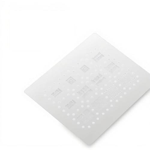 Image of Universal Directly Heat BGA Reballing Net Stencils Templates, Stainless Steel Plate, Easy and Fast for BGA IC implanting, for BGA153 162 169 186 221 254 EMMC