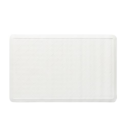 Rubbermaid Commercial Products 1982724 Safti-Grip Bath Mat, Medium, White, Suction-Backed, Latex-Free, Non-Slip For Commercial/Residential Use For Shower Stall/Bathtub/Bathroom thumb #1