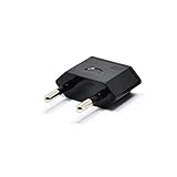 Léger et facile à utiliser. Adaptateur de Prise US vers UE, Adaptateur de Prise de Voyage USA vers Europe Adaptateur de Prise de Courant Adaptateur de Prise de Courant Convertisseur AC Adaptateur de Prise électrique (Le Noir)